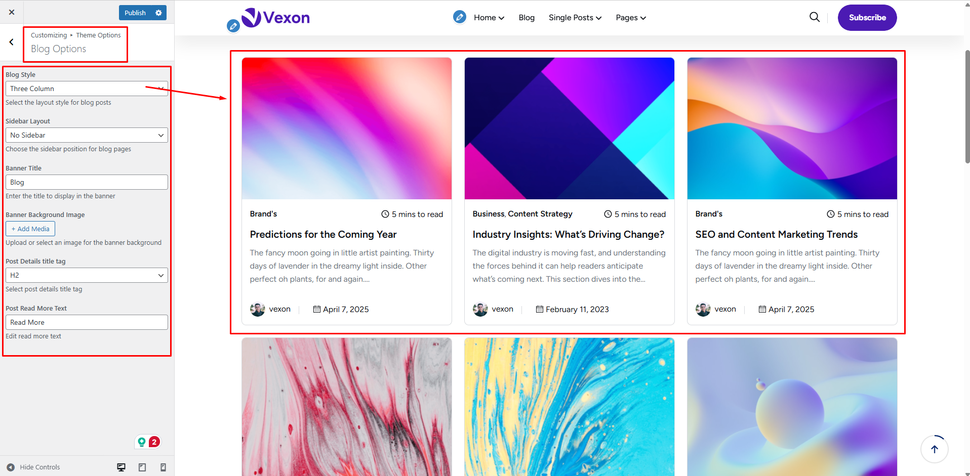 Theme Installation