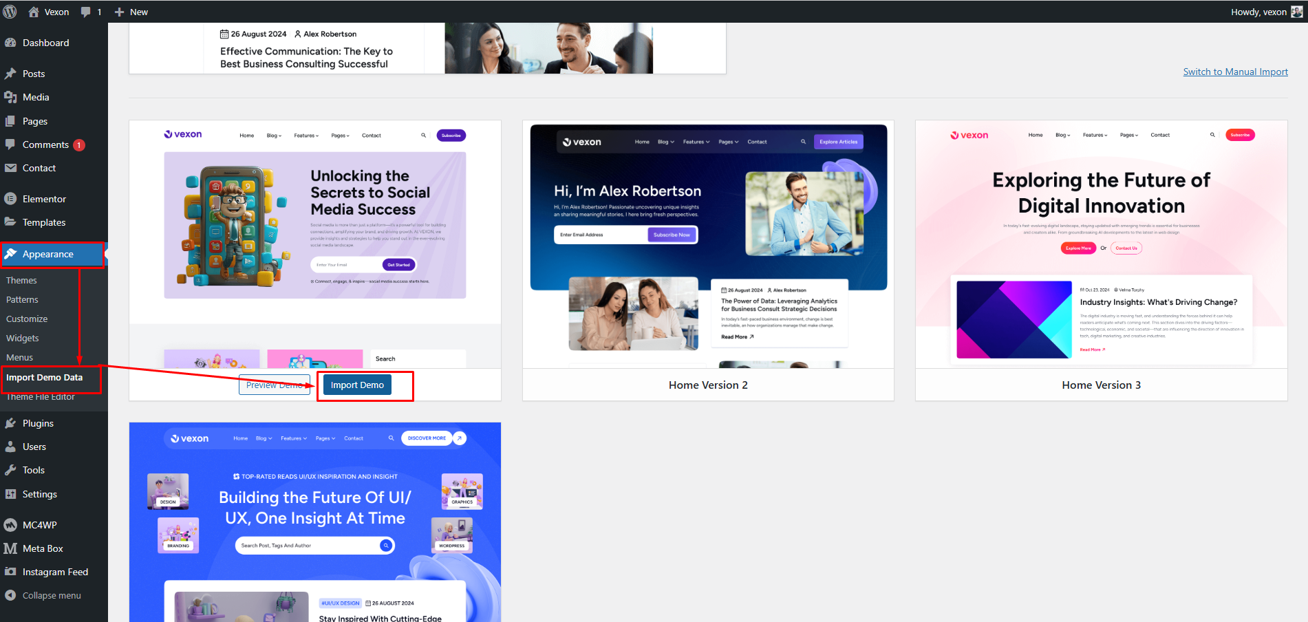 Theme Installation